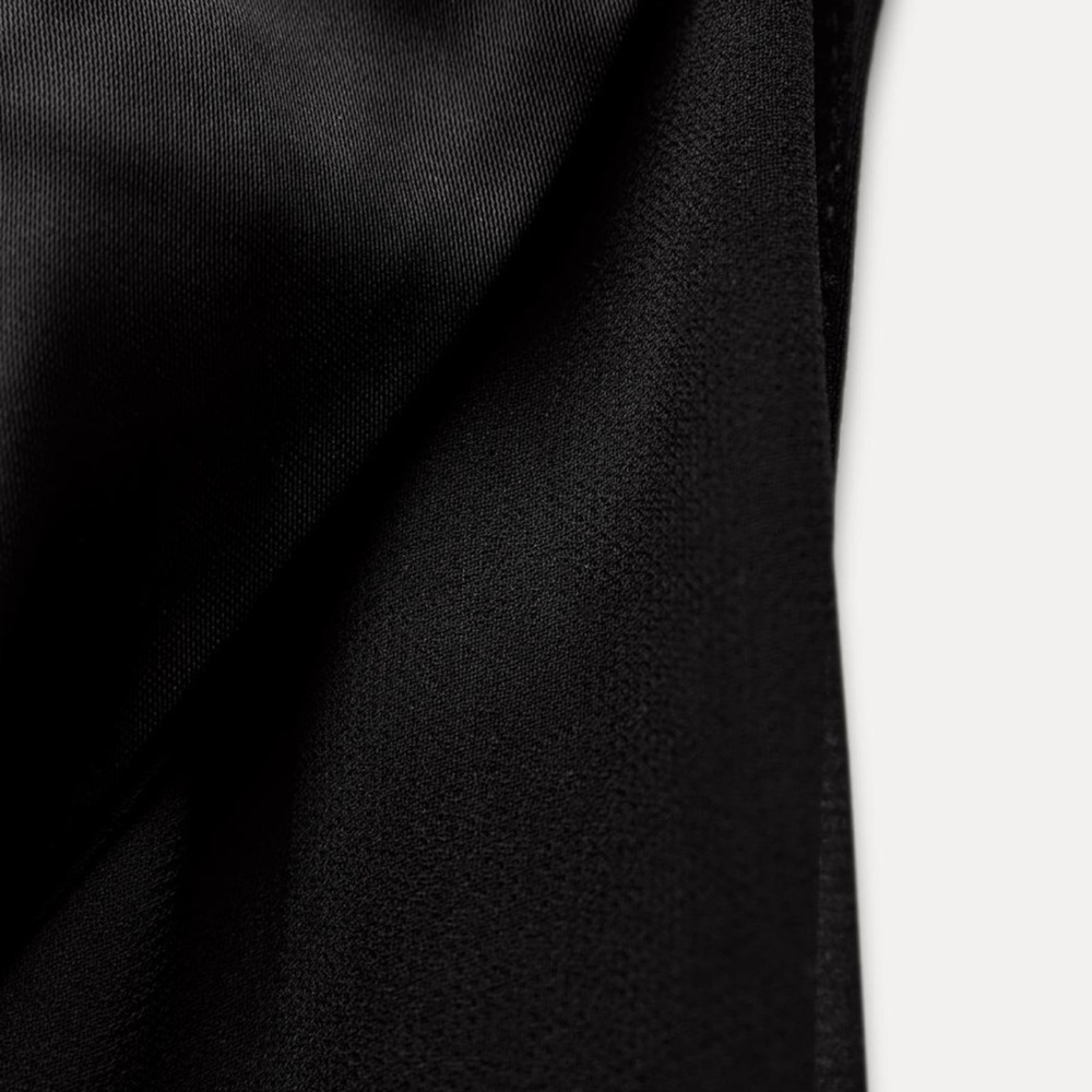 Zara Black One-Shoulder Blouse - Picture 7 of 7